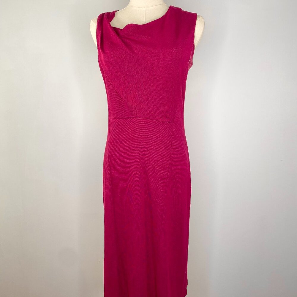 Ronen Chen - Deep Magenta Bodycon Sleeveless Dress